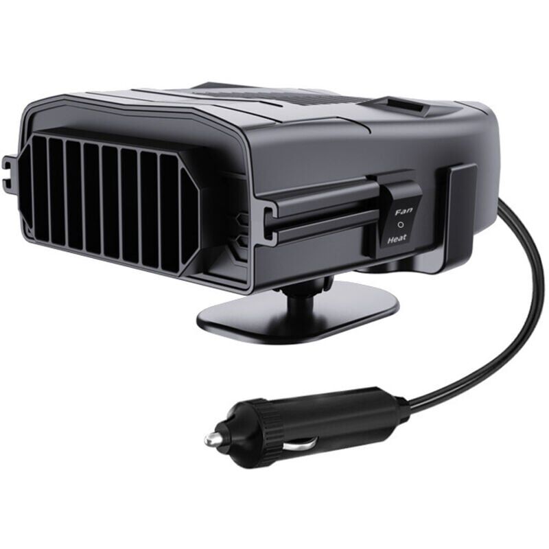 foto del prodotto snq sbrinatore riscaldatore 12v, rotazione a 360 , doppio uso, riscaldatore per auto, sbrinatore nero, modello pannello riscaldante 12v