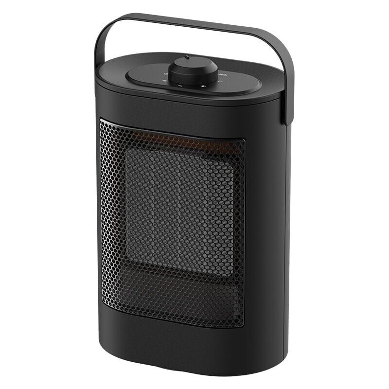 foto del prodotto snq scaldabagno elettrico in ceramica da 1500 w, 3 impostazioni di calore, testa vibrante, batteria scarica, con termostato classe energetica a 