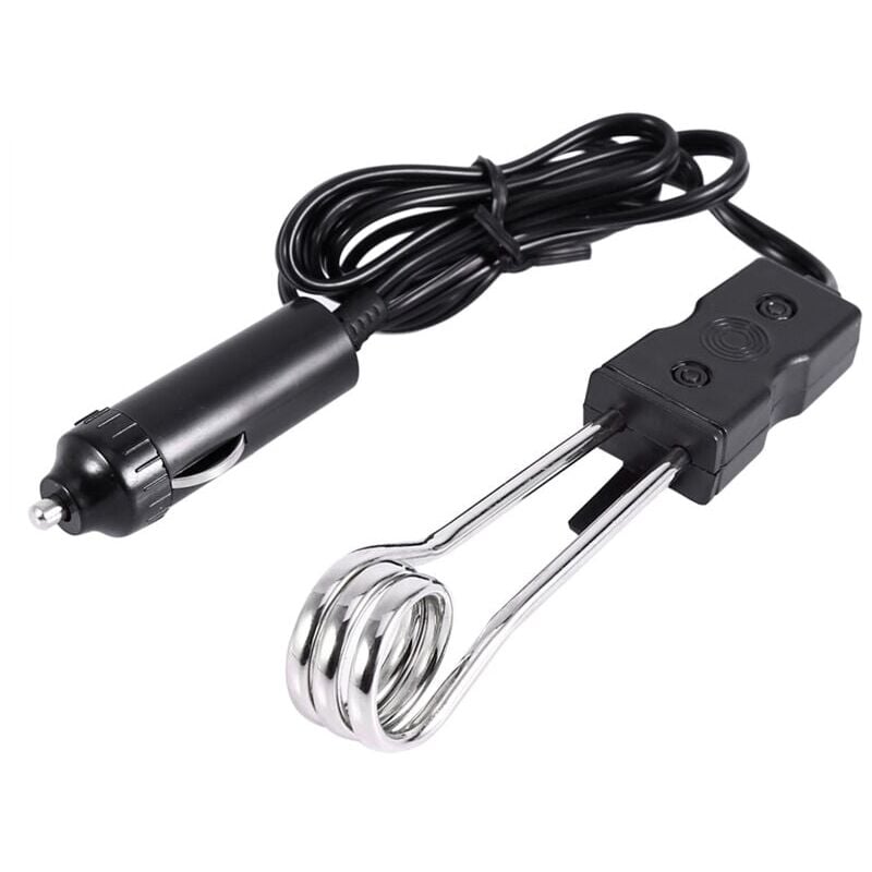 foto del prodotto snq scaldabagno per auto , mini scaldabagno elettrico portatile a immersione da 12 v, ottimo per viaggi, campeggio, picnic, acqua bollente