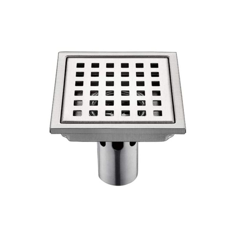 foto del prodotto snq scarico a pavimento in acciaio inossidabile 1 pz scarico in acciaio inossidabile 15 cm filtro quadrato da 15 cm deodorante anti ritorno perdita
