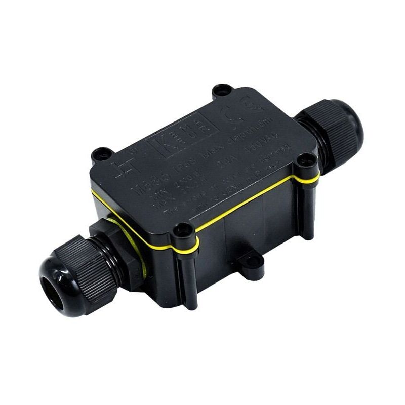 foto del prodotto snq scatola di giunzione impermeabile ip68 da 2 pezzi, scatola di giunzione impermeabile per esterni, connessioni per connettori per cavi a 2 vie