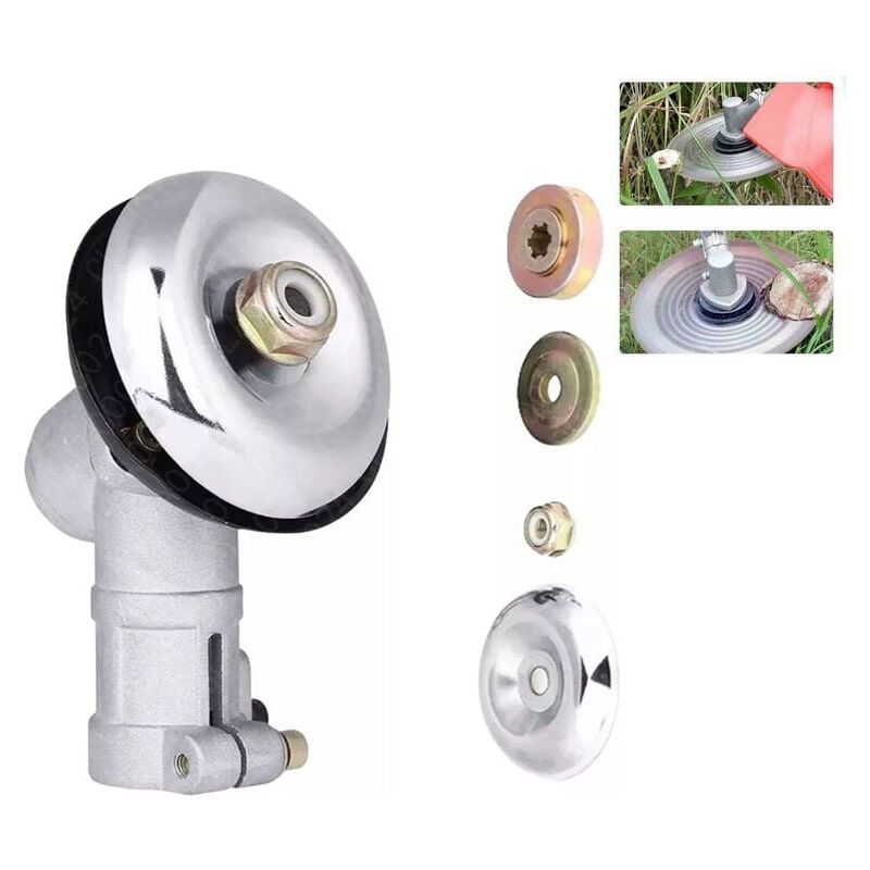 foto del prodotto snq scatola ingranaggi per decespugliatore da 26 mm, scatola ingranaggi universale per decespugliatore, tosaerba, tagliabordi motosega 7 denti 