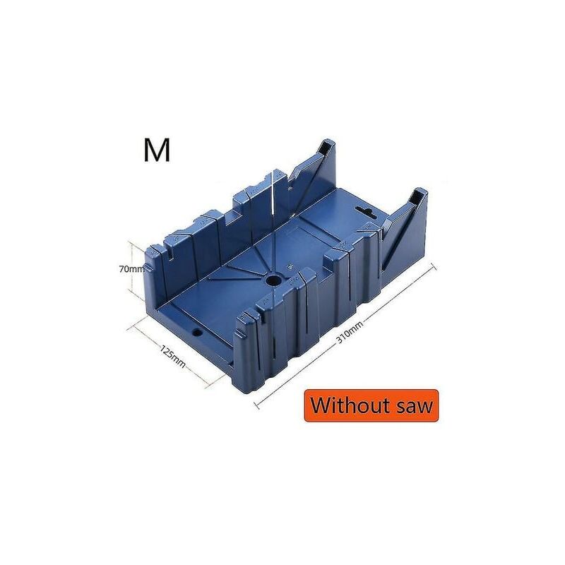 foto del prodotto snq scatola per sega troncatrice blocco per taglio angolare multiplo strumento per falegnameria scatola per segatura dimensioni m 