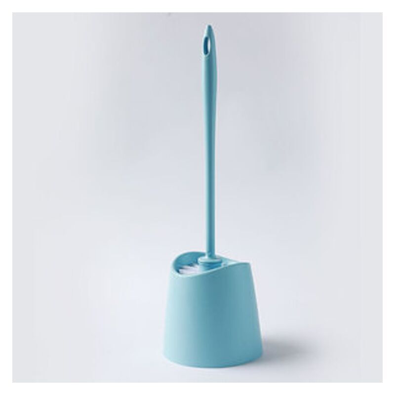 foto del prodotto snq scopino per wc standard, materiale pp, spazzola nera, senza bpa, blu, dimensioni 41,512 cm