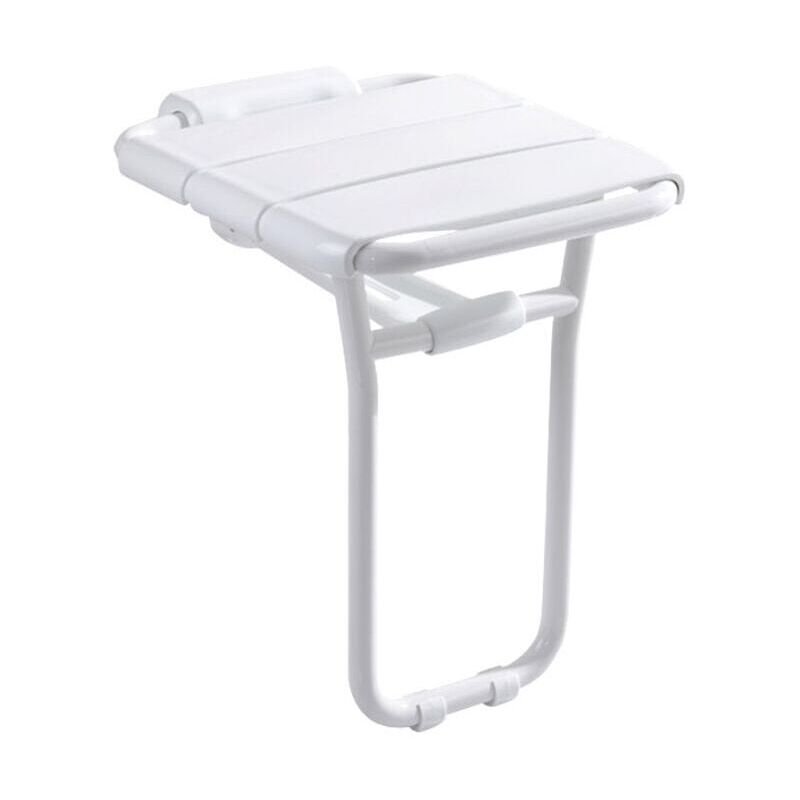 foto del prodotto snq sedile per doccia sollevabile in alluminio epossidico bianco