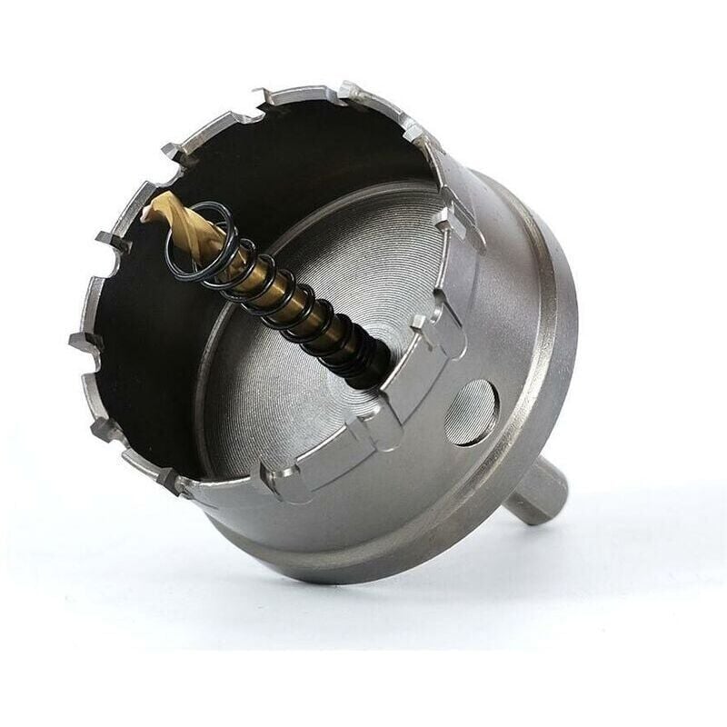 foto del prodotto snq sega a tazza bimetallica, 80 mm, acciaio inossidabile di grado industriale, tct, carburo, sega a tazza in lega di acciaio rapido per metallo,