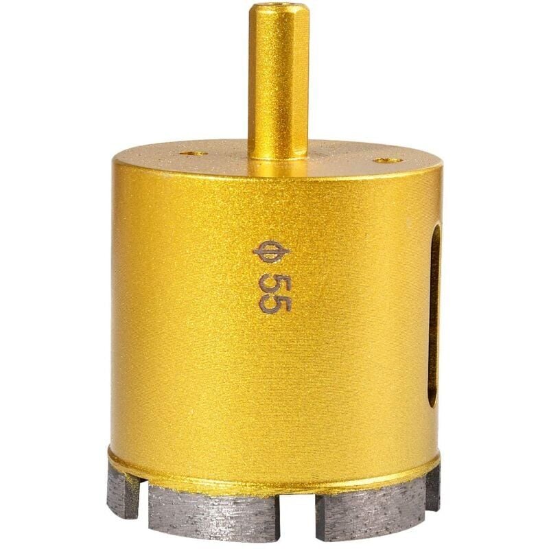 foto del prodotto snq sega a tazza diamantata da 55 mm, punta per trapano a carotaggio per vetro, porcellana, marmo, ceramica, porcellana, piastrelle, marmo, granito