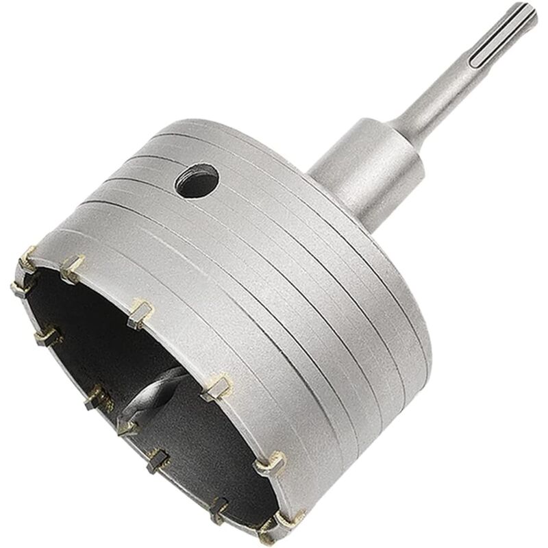 foto del prodotto snq sega a tazza per calcestruzzo con adattatore sds plus da 110 mm, per mattoni, cemento, pietra adattatore sds plus da 100 mm 110 mm 