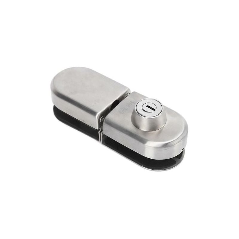 foto del prodotto snq serratura per porta scorrevole in vetro, telaio per serratura porta in vetro da 1012 mm, serratura in acciaio inossidabile