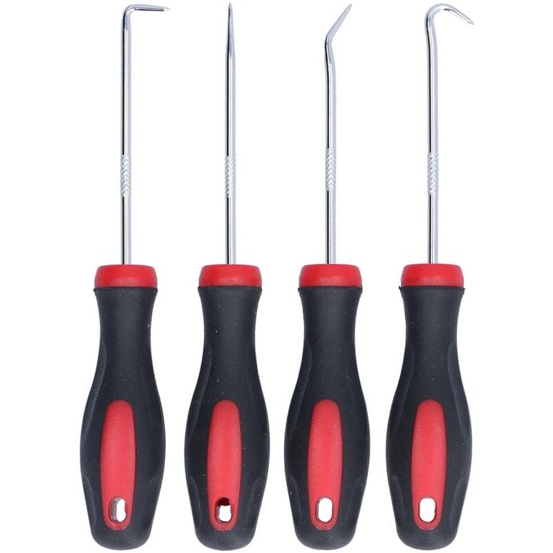 foto del prodotto snq set di 4 ganci di prelievo, estrattore di guarnizioni di tenuta dell olio dell anello di tenuta dell automobile di precisione, 150 mm