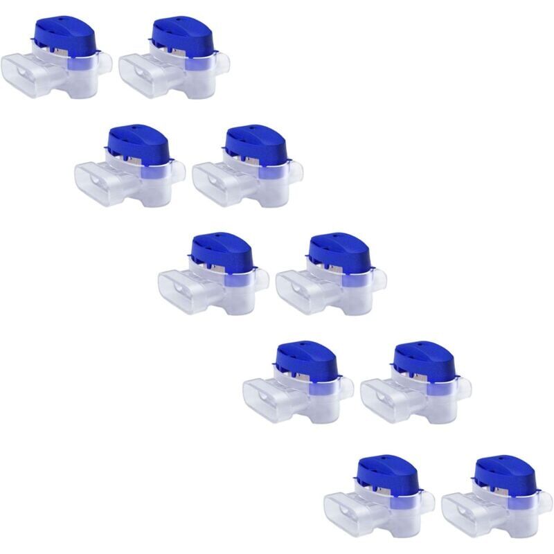 foto del prodotto snq set di connettori per cavi per tosaerba robotizzati 10 connettori riempiti di gel per estendere o riparare cavi elettrici a bassa tensione