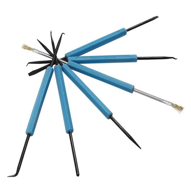 foto del prodotto snq set di utensili per flusso 6 in 1, strumento di saldatura ausiliario per schede elettroniche