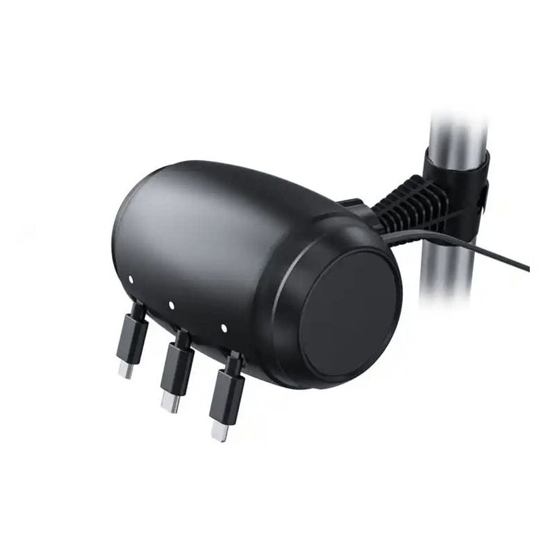 foto del prodotto snq si ge arri re r tractable multi voitures 3 en 1, bo tier de ligne de charge de voiture compatible avec tous les t l phones iphone samsung share