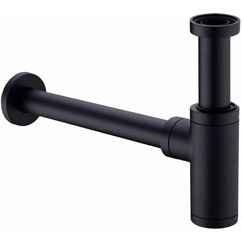 foto del prodotto snq sifone per lavandino in ottone, sifone universale per lavandino con tubo di prolunga da 200 mm, sifone anti odore regolabile a prova di perdite