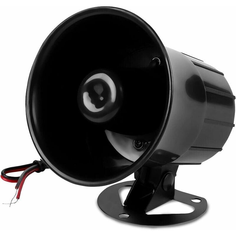 foto del prodotto snq sistema di allarme sirena interna per sistema di protezione della sicurezza domestica ignifugo da 110 db dc 12 v