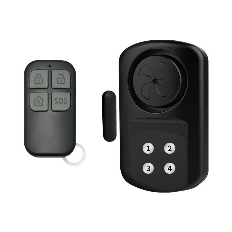 foto del prodotto snq sistema di sicurezza anti intrusione wireless per la casa impermeabile 4 modalit 140 db
