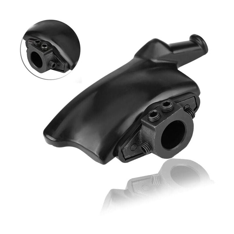 foto del prodotto snq smontagomme con testa d anatra, macchina per il cambio gomme nera, testa di smontaggio in nylon e plastica 30 mm 
