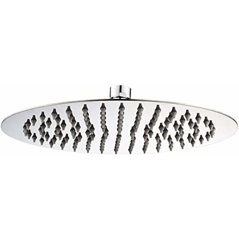 foto del prodotto snq soffione doccia in acciaio inox doccia a risparmio idrico, soffione doccia rotondo da 15 cm, soffione doccia a pioggia universale con