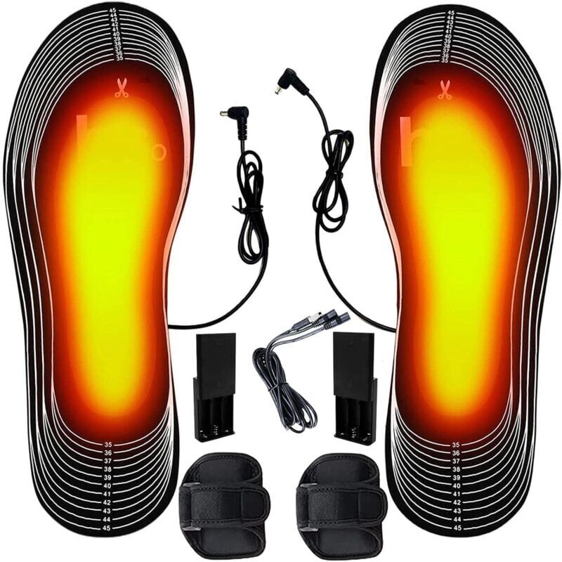 foto del prodotto snq solette riscaldate , solette riscaldate elettriche usb, solette riscaldate ricaricabili, scaldapiedi scaldapiedi invernali misura 35 45 