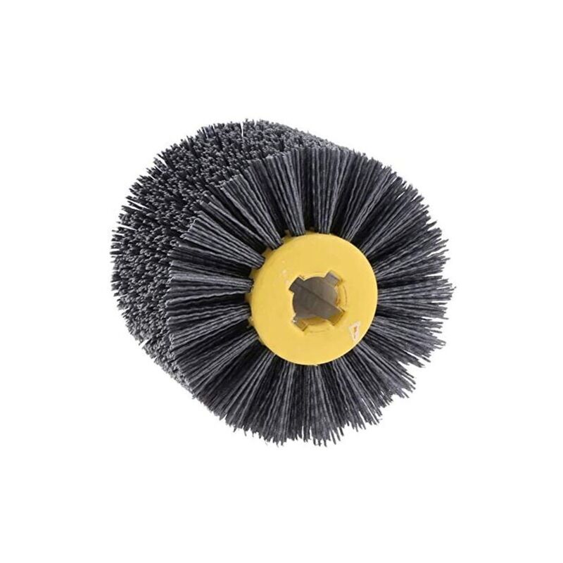 foto del prodotto snq spazzola a ruota in nylon grana 180 240 per spazzola per legno, macchina per finitura satinata grana 180 