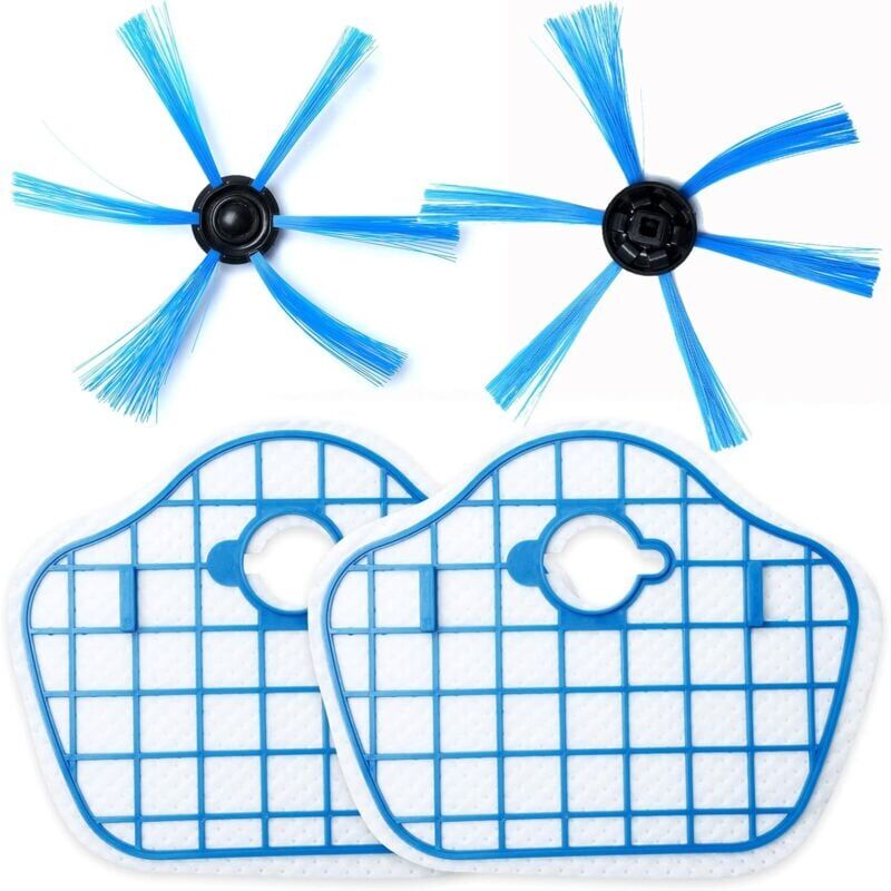 foto del prodotto snq spazzola laterale e filtro hepa per philips robot fc8013 fc8774 fc8772 fc8776 ricambi per aspirapolvere