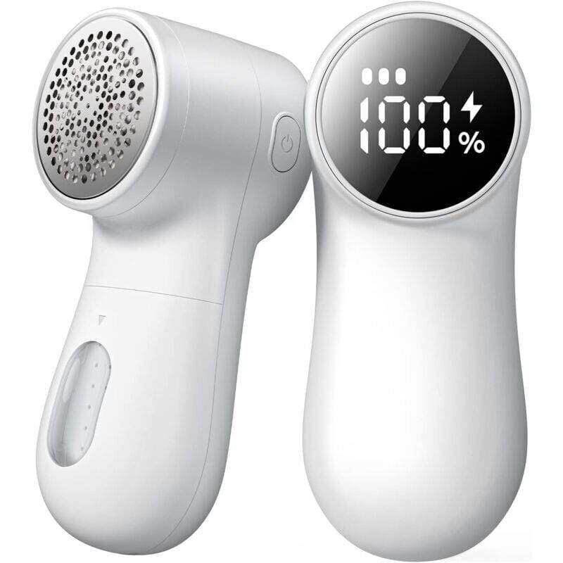 foto del prodotto snq spazzola per tessuti ricaricabile, levapelucchi per maglioni, display digitale intelligente, levapelucchi, pelucchi, pillole, pompon, per