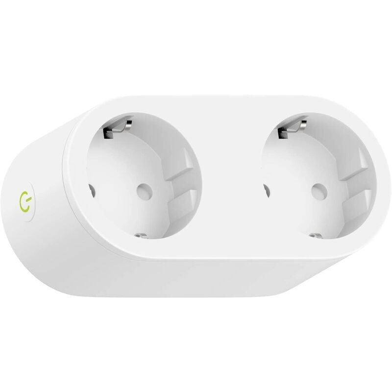 foto del prodotto snq spina intelligente tipo f , spina intelligente compatibile con apple homekit, siri, alexa, google home e google nest, spina programmabile wifi