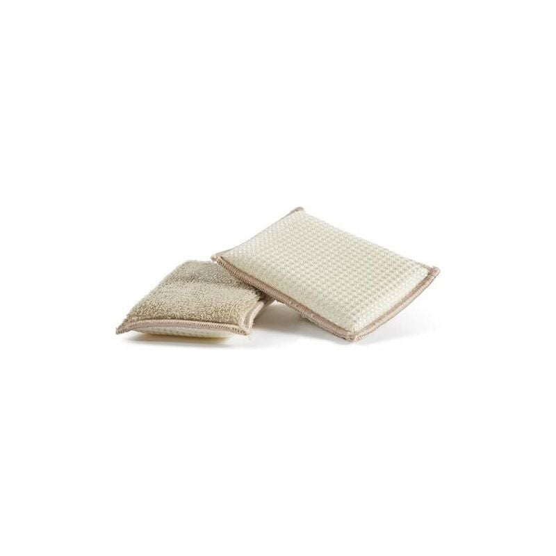foto del prodotto snq spugna di bamb , bamb , multicolore, 13 x 9 x 2,5 cm, 2 unit 