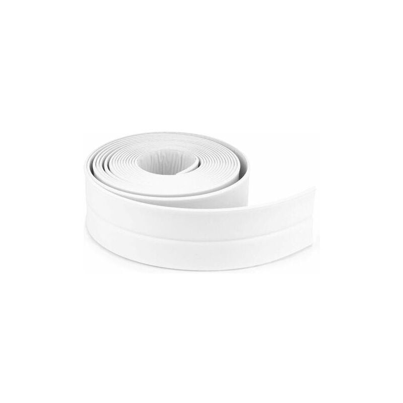 foto del prodotto snq striscia sigillante per bagno nastro sigillante in silicone bianco vasca da bagno pe autoadesivo striscia di calafataggio per angolo cucina