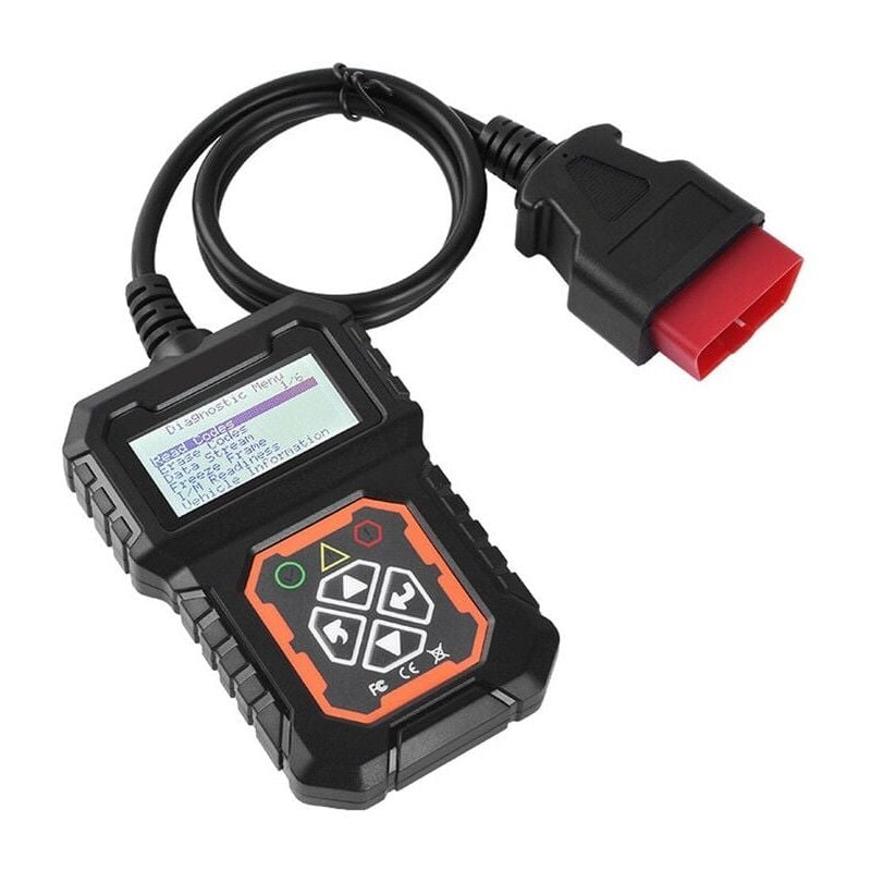 foto del prodotto snq strumento diagnostico universale per auto obd2 supporta lettore e cancellatore di codici di errore del motore dell auto obdii francese,
