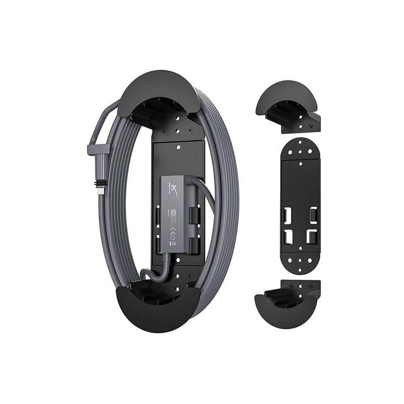 foto del prodotto snq support de c ble ethernet starlink, accessoire de gestion de c bles starlink gen 3, kit de montage abs pour adaptateur ethernet v2