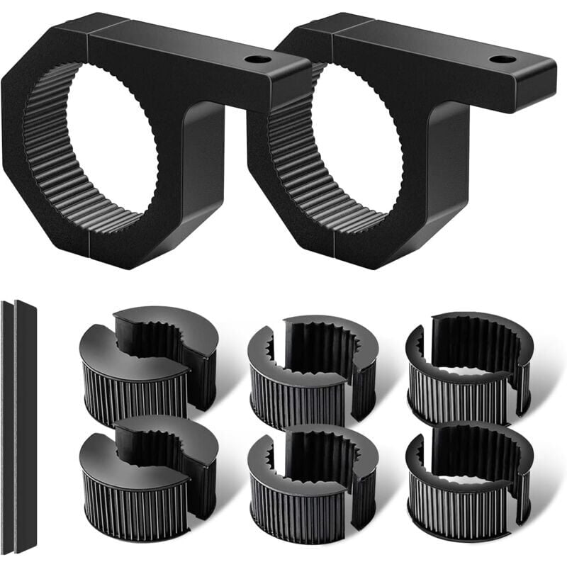 foto del prodotto snq support de lampe de travail 19 32mm, support de pince universel pour moto, 4x4, atv, utv, camion, bateau, galerie de toit 1.5 2 2 pi ces