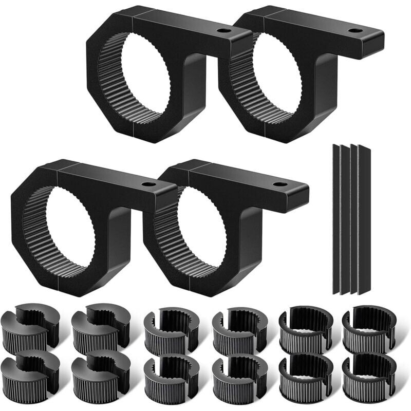 foto del prodotto snq support de lampe de travail 19 32mm, support de pince universel pour moto, 4x4, atv, utv, camion, bateau, galerie de toit 1.5 2 4 pi ces
