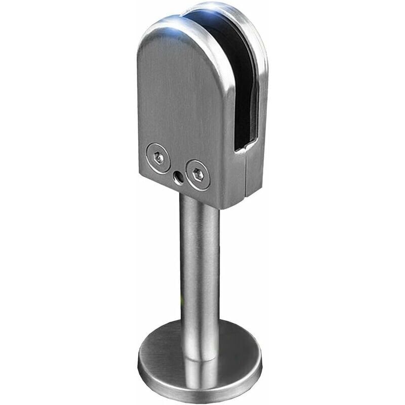 foto del prodotto snq supporta la struttura in acciaio inox 304 per pannelli in vetro senza telaio asta da 100 mm 