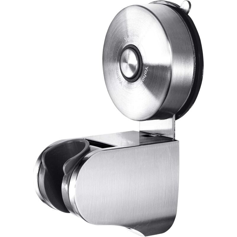 foto del prodotto snq supporto per soffione doccia a ventosa, montaggio a parete per doccetta, 4 modalit di angolazione regolabile, accessori per il bagno, wc,