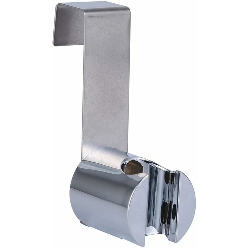 foto del prodotto snq supporto per soffione doccia, supporto per soffione doccia, acciaio inossidabile abs, robusto e regolabile, parte di ricambio per doccetta e