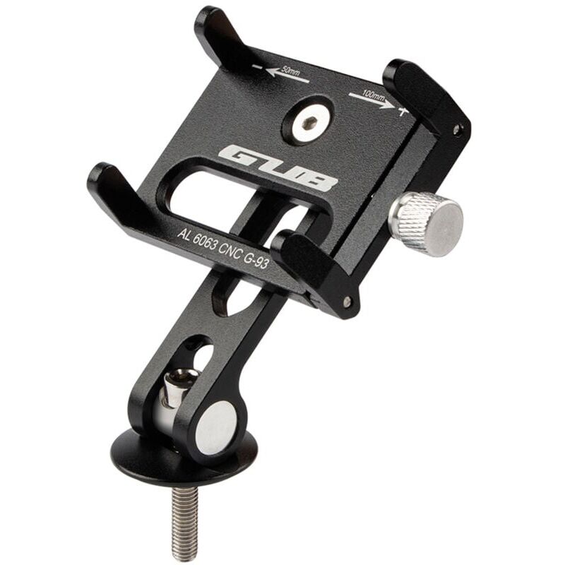 foto del prodotto snq supporto per telefono da bici in lega di alluminio antiscivolo per telefono da bicicletta da 3,7 pollici a 7,2 pollici