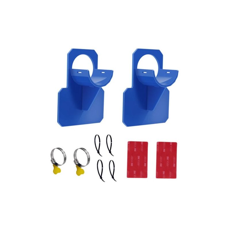 foto del prodotto snq supports de tuyau pour piscine accessoires de tuyau de piscine avec anti perforation, anti d chirure, anti traction 30 37 mm deux bleus
