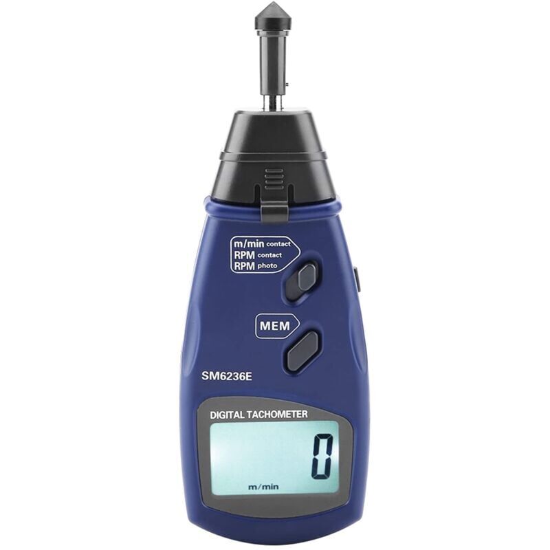 foto del prodotto snq tachimetro digitale, tachimetro laser professionale senza contatto con precisione 2,5 99999 giri min, kit tachimetro con tester di rotazione
