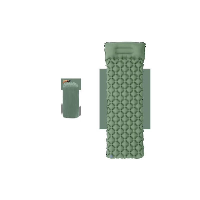 foto del prodotto snq tapis de camping gonflable ultral ger avec oreiller matelas pneumatique simple pour un confort optimis mat riel de camping durable et