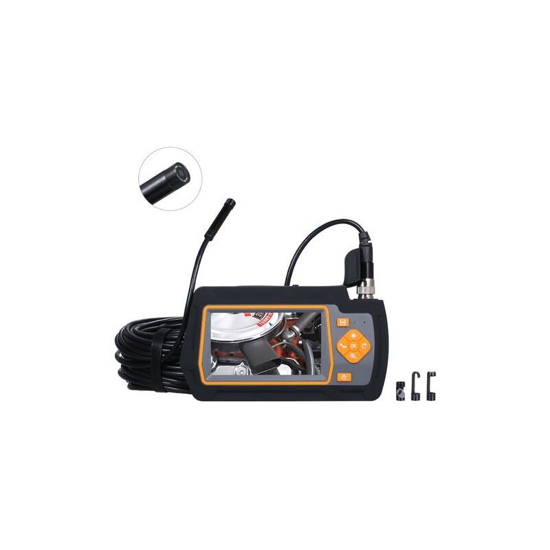 foto del prodotto snq telecamera 1080p con diametro esterno di 8,5 mm e cavo lungo 20 metri, endoscopio industriale batteria al litio da 2600 mah integrata,