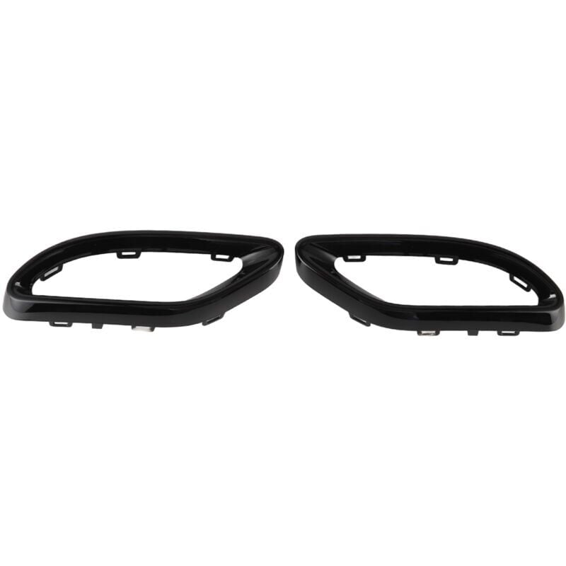 foto del prodotto snq terminale di scarico nero lucido di ricambio per mercedes benz a b c e glc classe cls w177 w247 w205 w213 x253 c257 a