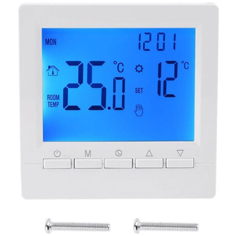 foto del prodotto snq termostato digitale programmabile 3a regolatore di temperatura ambiente lcd
