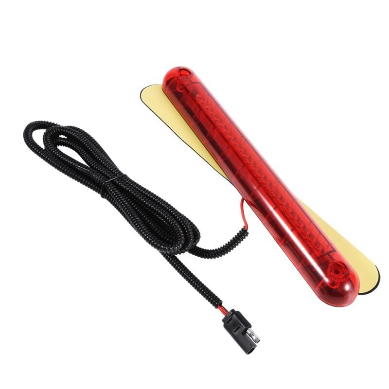 foto del prodotto snq terza luce di stop, terza luce di stop universale rossa a 24 led per auto, fanale posteriore 12v