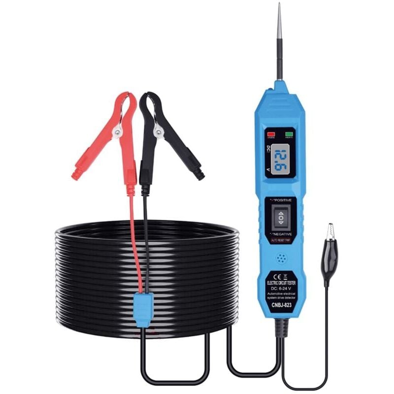foto del prodotto snq tester di funzionalit per auto 6 24 v con luce led rilevatore di cortocircuito allarme di posizione e cicalino funzione di test di