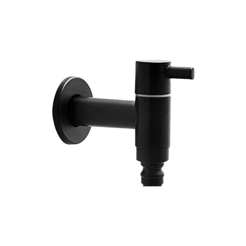 foto del prodotto snq th brass rubinetto per acqua da giardino esterno 1 pz nero b 