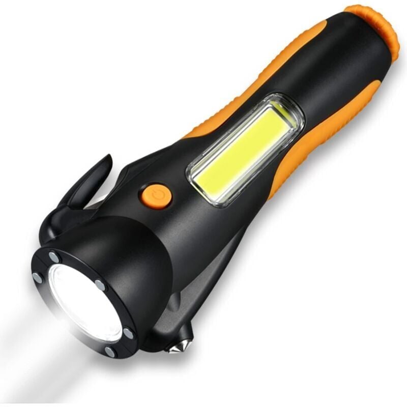 foto del prodotto snq torcia led ultra luminosa 6 in 1 mini torcia per campeggio, escursionismo, passeggiate, attivit all aperto, emergenza