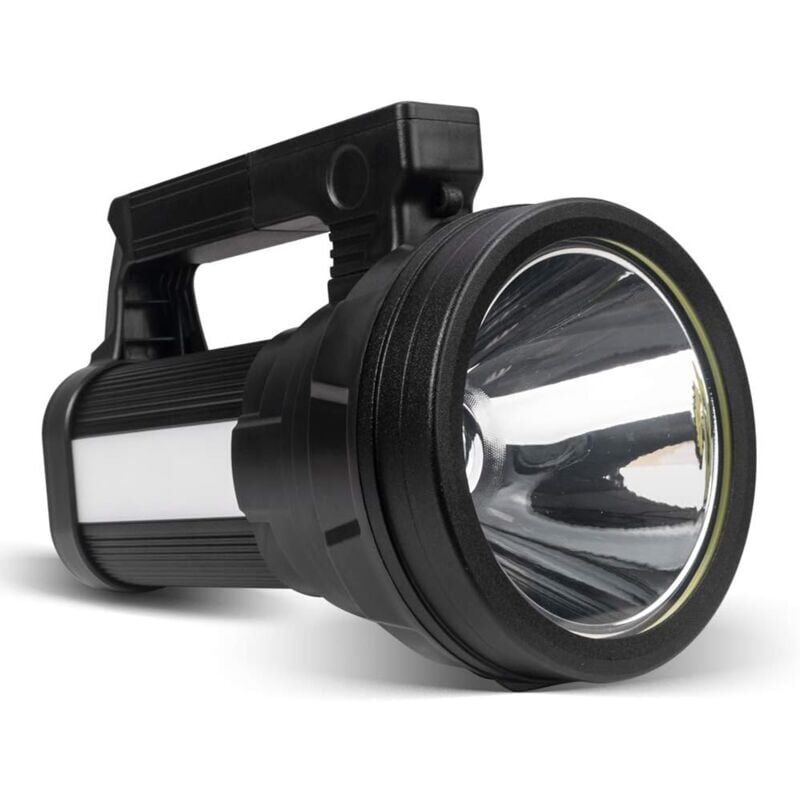 foto del prodotto snq torcia led ultra potente, torcia ricaricabile da 12000 mah, impermeabile ipx4, torcia usb per campeggio escursionismo emergenza interruzione di