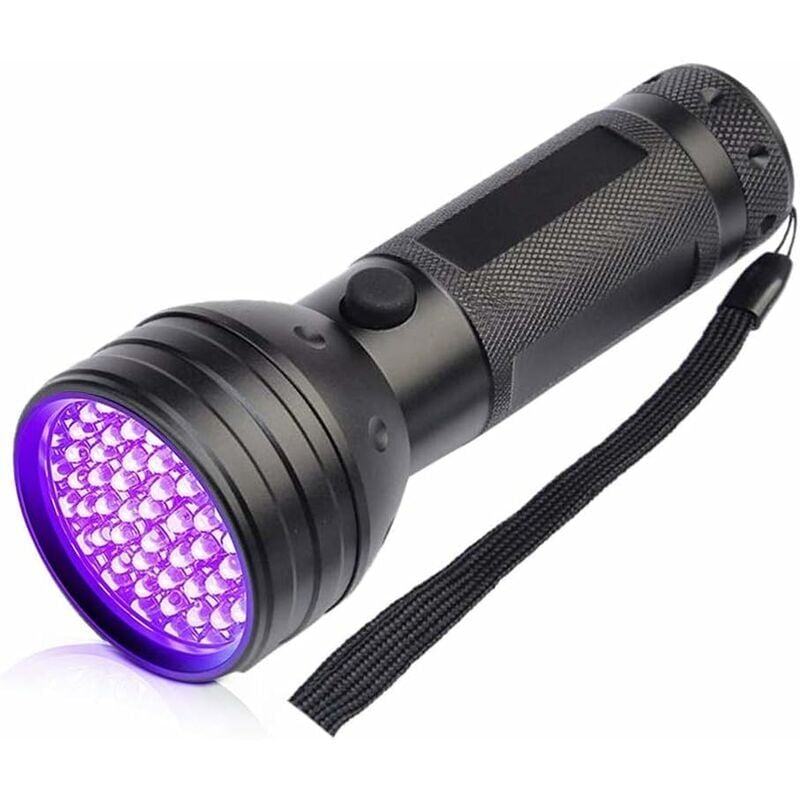 foto del prodotto snq torcia uv 51 led, torcia uv con luce nera, potente torcia ultravioletta, torcia ultravioletta torcia uv con luce nera rilevatore per resina di
