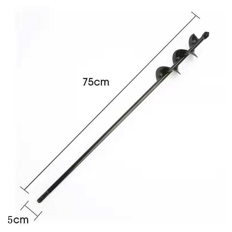 foto del prodotto snq trapano, trapano da terra per installazione di recinzioni, trapano manuale, piccolo trapano con barra di torsione, accessori da giardino, per